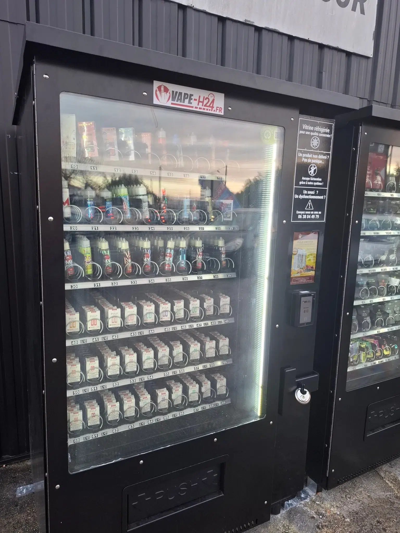 Distributeur automatique Vape H24 Le Haillan – 265 avenue Pasteur